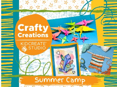 Kidcreate Studio - Johns Creek. Crafty Creations- Summer Camp (5-12Y)