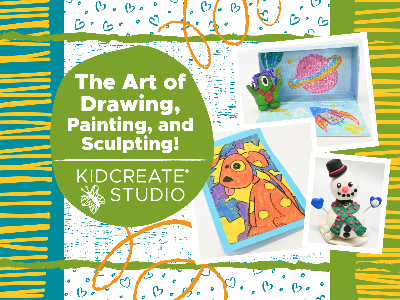 The Art of Drawing, Painting, and Sculpting! Summer Camp (5-12 Years)